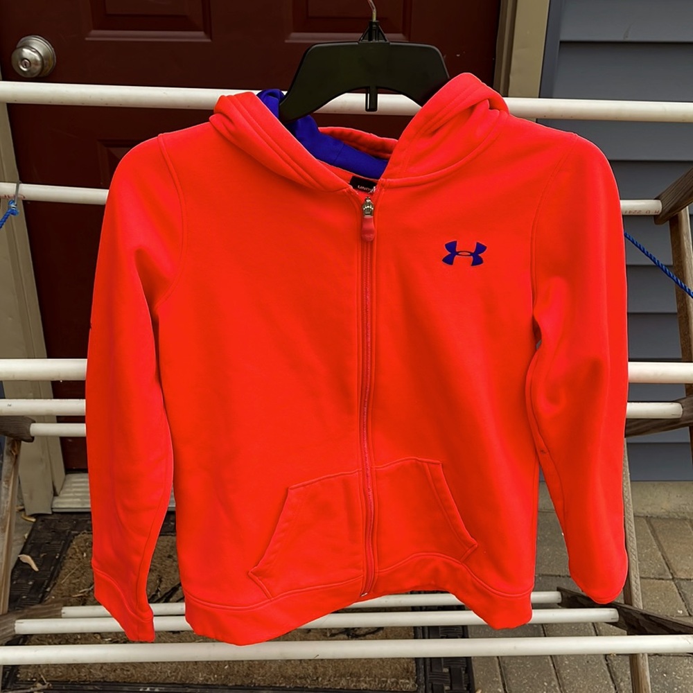 Hot pink Under Armour Girl’s zip up